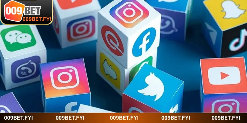 Có thể liên hệ 009BET qua các kênh mạng xã hội phổ biến