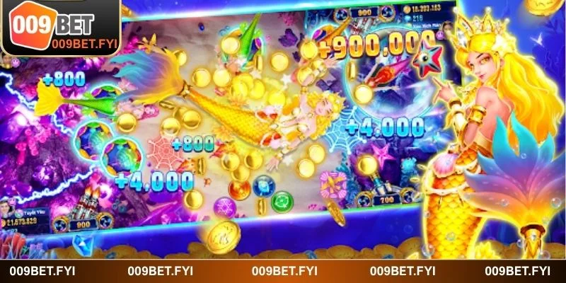 Bắn cá tiểu tiên cá mang đến trải nghiệm săn thưởng siêu cuốn