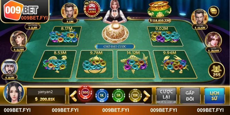 Bầu cua online game truyền thống hấp dẫn tại 009BET 